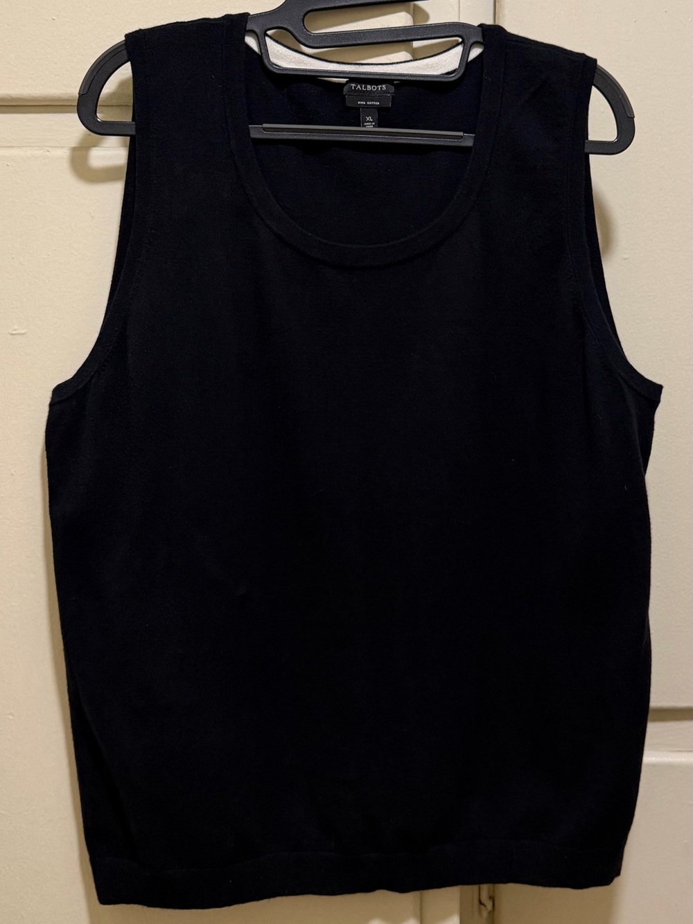 XL Talbots Pima cotton sleeveless top